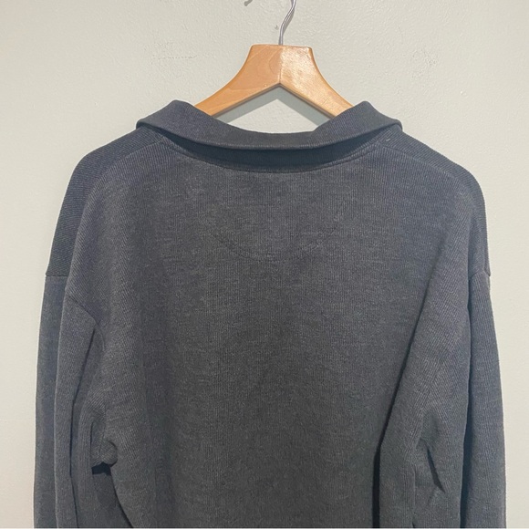 U.S.‎ Polo Assn. Men's Gray Half Zip Up Sweater with Ribbed Cuffs Size XL - Picture 9 of 13